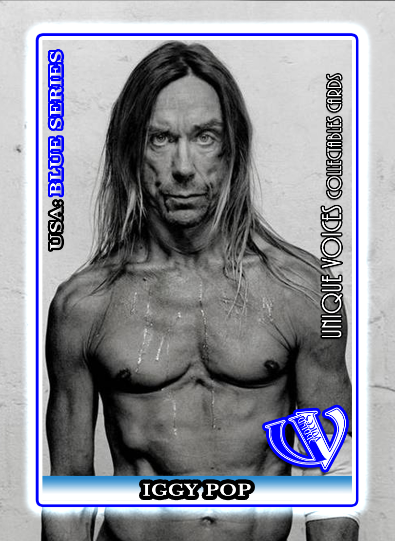 Iggy Pop Blue Card